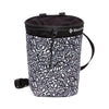 Black Diamond Gym Chalk Bag White Cam Lobe Print M/L Black Diamond