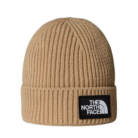 The North Face TNF Logo Box Cuffed Beanie (Unisex)