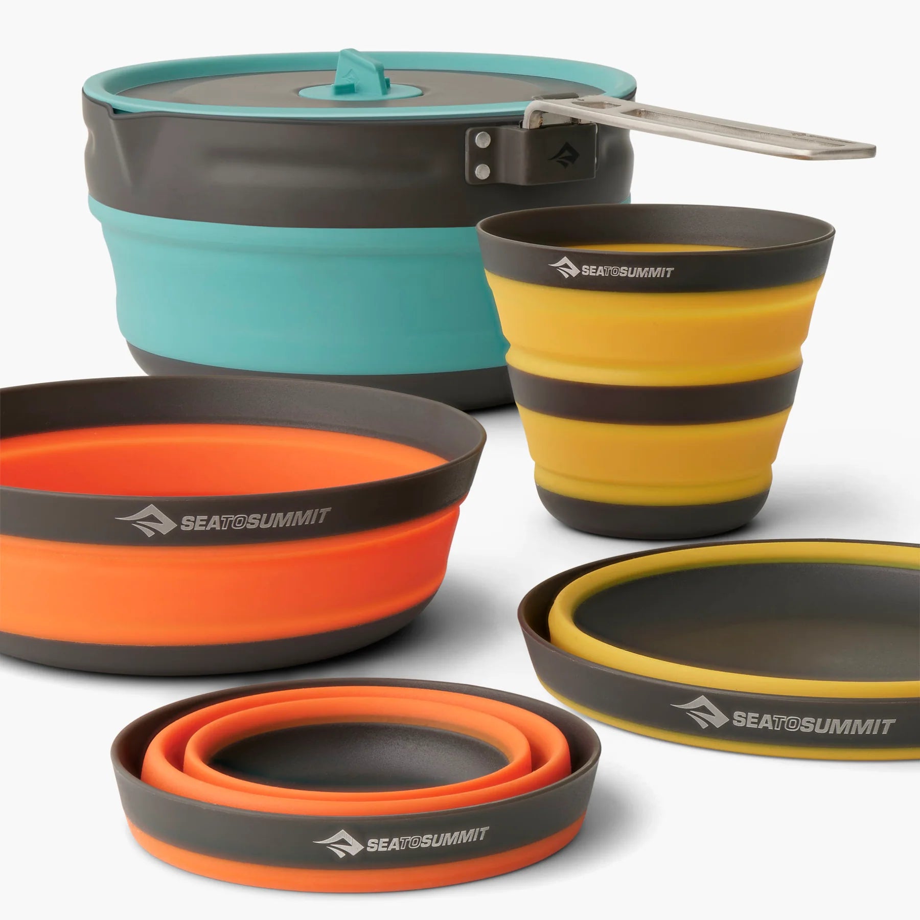 Sea To Summit Frontier UL Collapsible One Pot Cook Set 2.2L (5 Piece)' - Find Your Feet Australia Hobart Launceston Tasmania