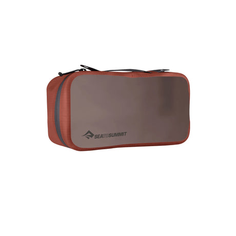 Sea To Summit Hydraulic Packing Cube - M - Red - Picante - Find Your Feet Australia Hobart Launceston Tasmania