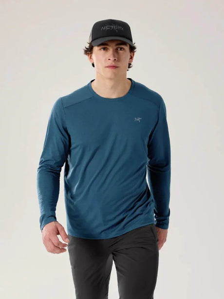 Arc'teryx Cormac Crew Neck Shirt Long Sleeve (Men's) - Nightscape Heather