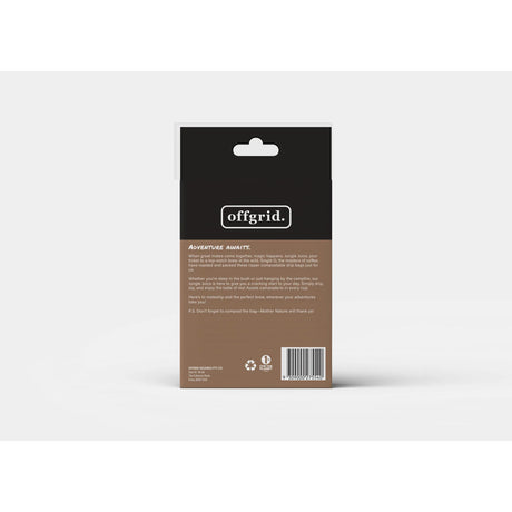 Off Grid Jungle Juice - Compostable Drip Coffee Bag (5 serves) - Find Your Feet Australia Hobart Launceston Tasmania