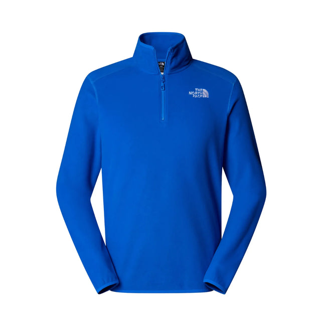 The North Face 100 Glacier Quarter Zip Fleece (Men's) - Hero Blue - Find Your Feet Australia Hobart Launceston Tasmania