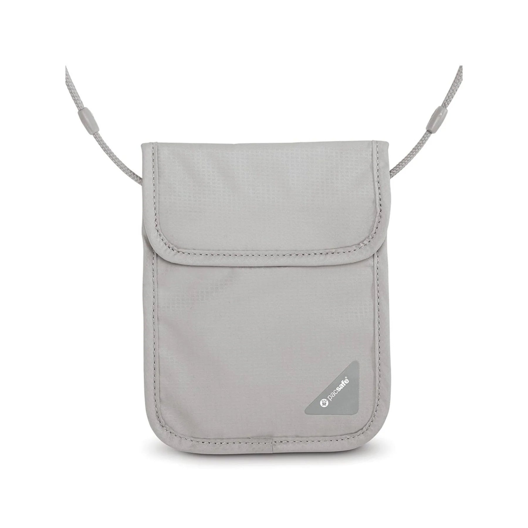 Pacsafe Coversafe x75 RFID Blocking Neck Pouch - Grey - Find Your Feet Australia Hobart Launceston Tasmania