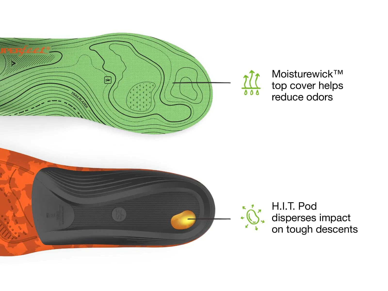 Superfeet Hike Support Insoles (Men's) - Find Your Feet Australia Hobart Launceston Tasmania