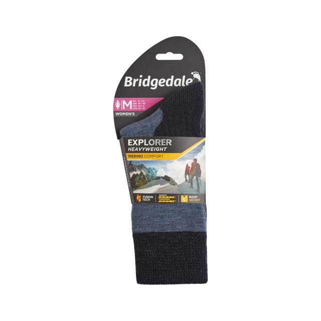 Bridgedale Expedition HW Comfort Socks (Women's) - Storm Blue - Find Your Feet Australia Hobart Launceston Tasmania