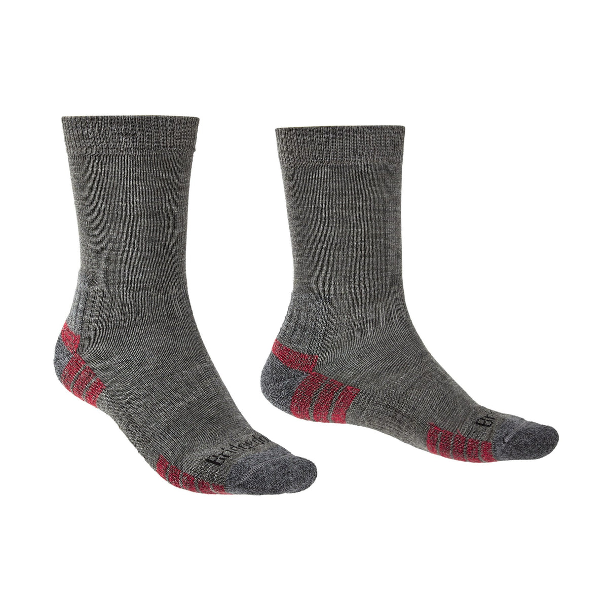 Bridgedale Hike LW Performance Socks (Men's) - Grey Heather - Find Your Feet Australia Hobart Launceston Tasmania