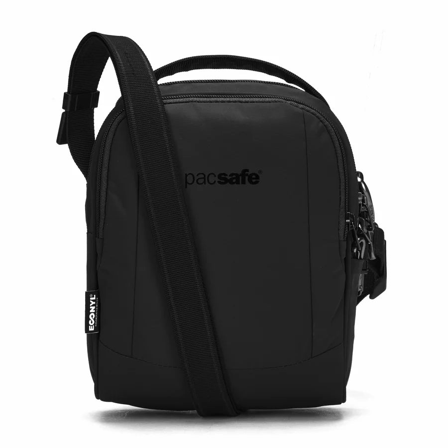 Pacsafe Metrosafe LS100 Crossbody - Black - Find Your Feet Australia Hobart Launceston Tasmania