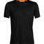 Icebreaker Sphere II SS Crewe (Men's) - Find Your Feet Australia Hobart Launceston Tasmania - Black
