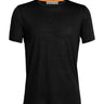 Icebreaker Sphere II SS Crewe (Men's) - Find Your Feet Australia Hobart Launceston Tasmania - Black