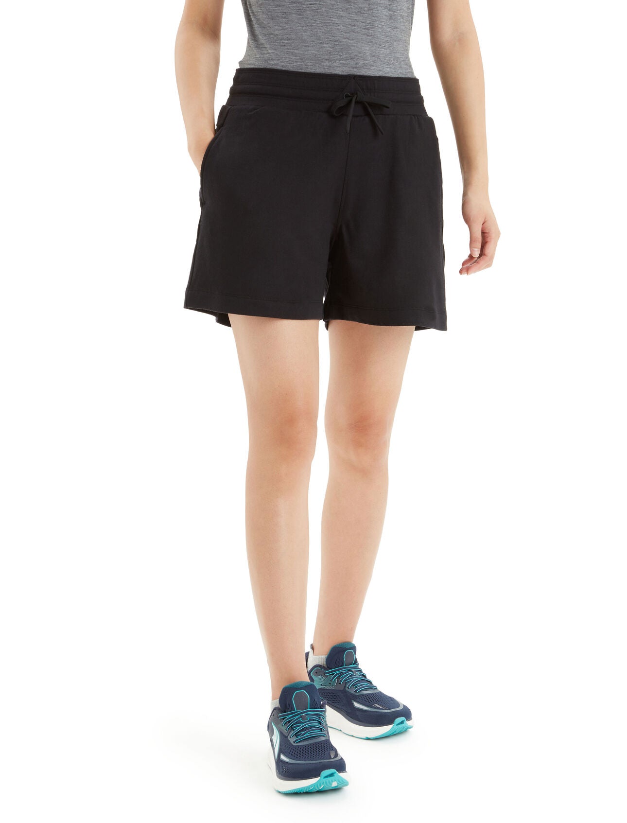 Icebreaker Crush Shorts (Women's) - Black - Find Your Feet Australia Hobart Launceston Tasmania