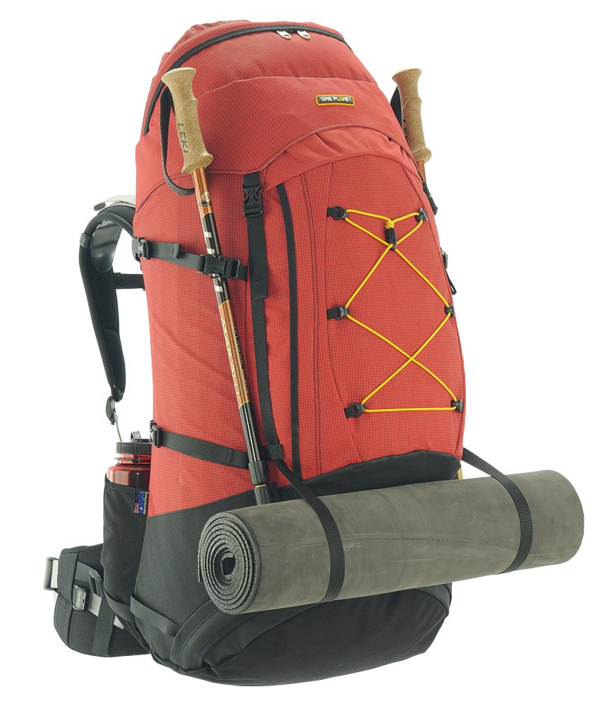 One Planet Larrikin Backpack - Red/Black - Find Your Feet Australia Hobart Launceston Tasmania