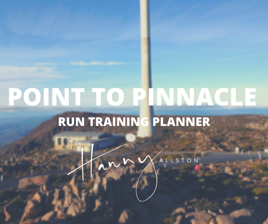 Point to Pinnacle Run Training Planner Hanny Allston Find Your Feet Australia