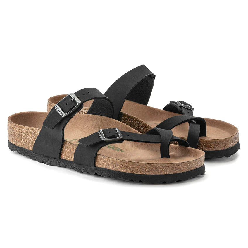 Birkenstock Mayari BirkiBuc Vegan Sandal Women s Black 1021176 Regular 36.0 EUR 5.0 US W 3.5 UK 23.0 CM