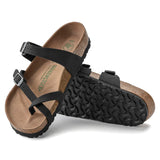 Birkenstock Mayari BirkiBuc Vegan Sandal (Women's) Black 1021176 - Find Your Feet Australia Hobart Launceston Tasmania