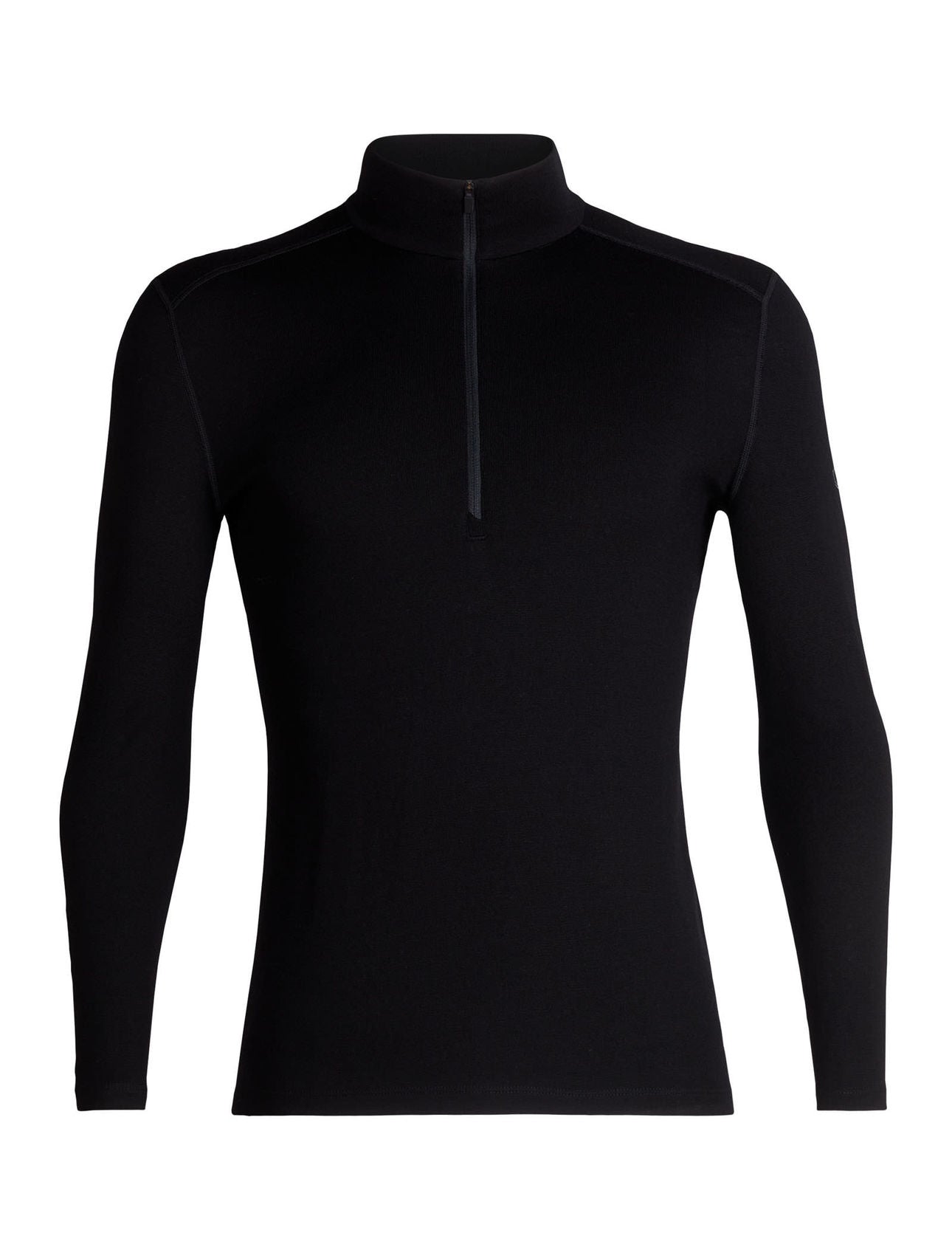 Icebreaker 260 Tech LS Half Zip Merino (Men's) - Black - Find Your Feet - Hobart Australia Tasmania Hiking Thermal Travel 