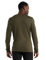 Icebreaker 260 Tech LS Crewe (Men's) - Find Your Feet Australia Hobart Launceston Tasmania - Loden
