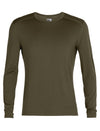 Icebreaker 260 Tech LS Crewe (Men's) - Find Your Feet Australia Hobart Launceston Tasmania - Loden