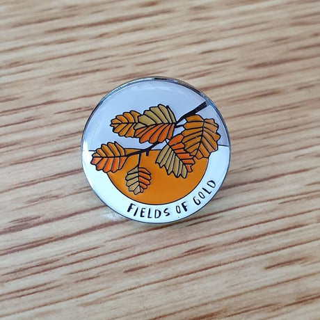 Wilder Trails Fields of Gold - Pin - Find Your Feet Australia Hobart Launceston Tasmania
