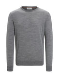 Icebreaker Wilcox LS Sweater (Men's) - Gritstone Heather - Find Your Feet Australia Hobart Launceston Tasmania