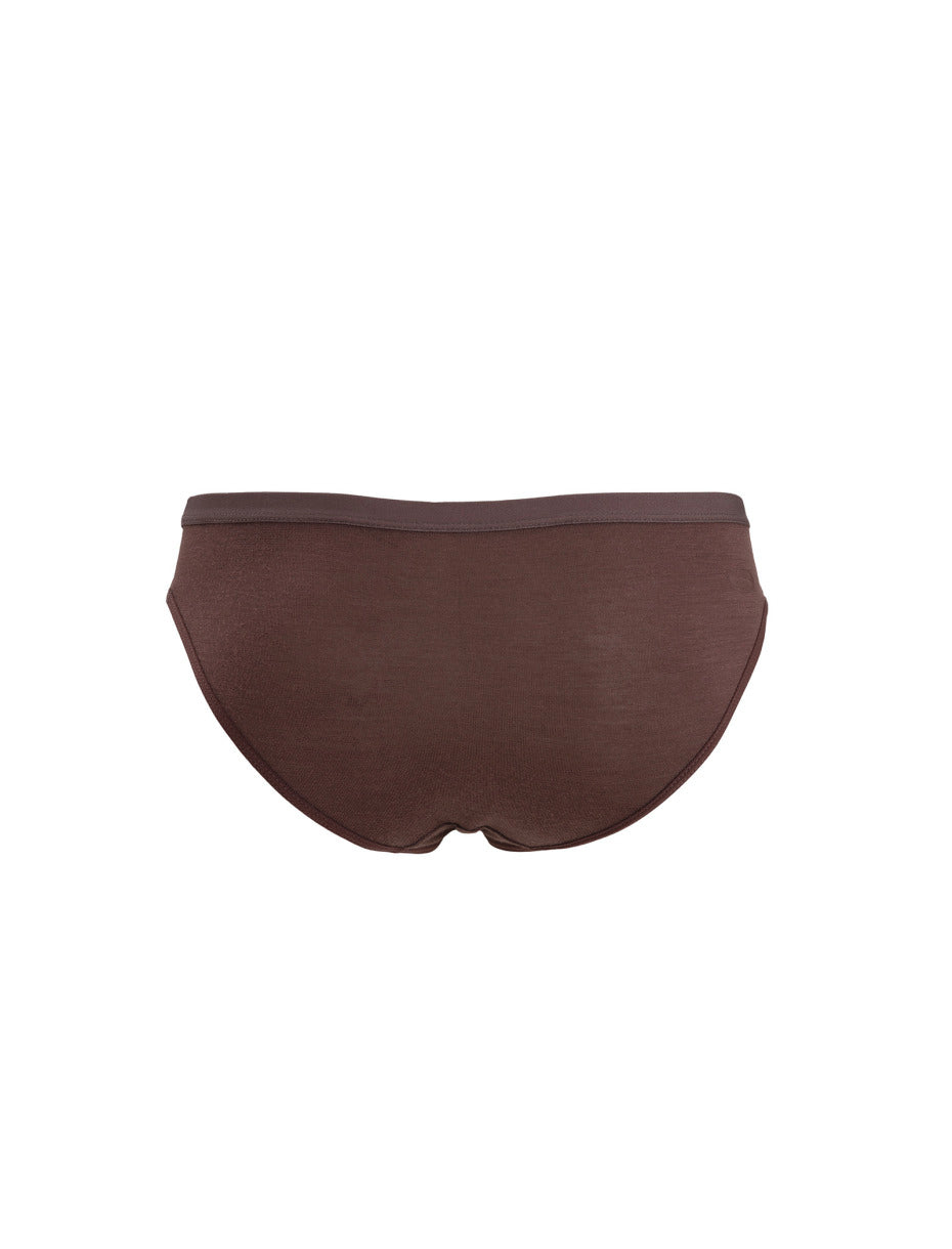 Icebreaker Siren Bikini Briefs (Women's) - Find Your Feet Australia Hobart Launceston Tasmania - Umber