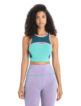 Icebreaker ZoneKnit Sport Bra (Women's) - Find Your Feet Australia Hobart Launceston Tasmania - Green Glory