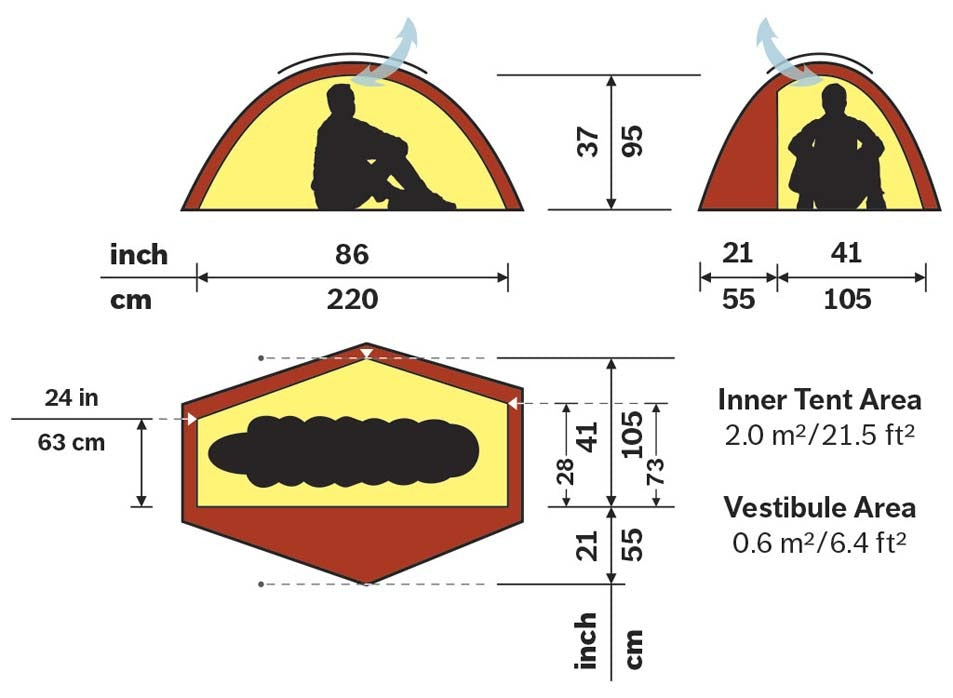 Hilleberg Soulo Hiking Tent - Find Your Feet Australia Hobart Launceston Tasmania