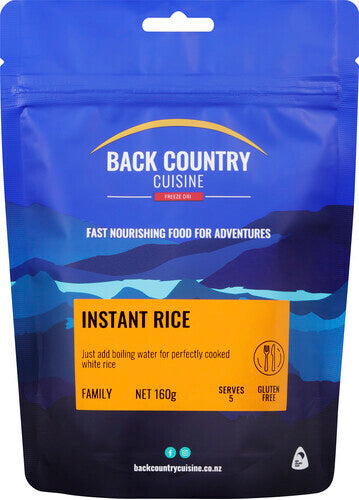 Back Country Instant Rice - Find Your Feet Australia Hobart Launceston Tasmania