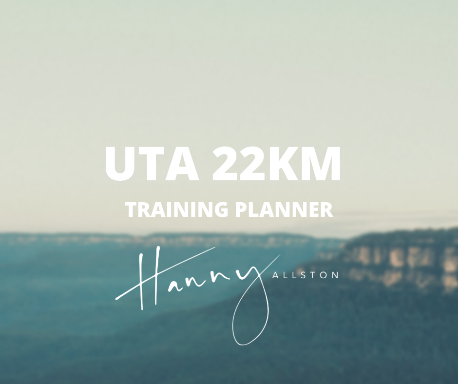 Hanny Allston: Ultra Trail Australia 22km Training Planner - Find Your Feet Australia