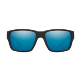 Smith Outback Sunglasses - Find Your Feet Australia Hobart Launceston Tasmania - Matt Black + ChromaPop Polarized Blue Mirror Lens