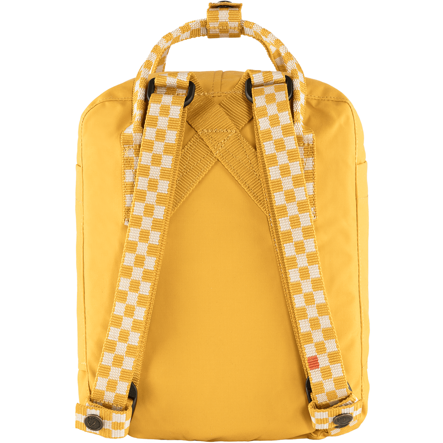 Yellow kanken with stripes on sale