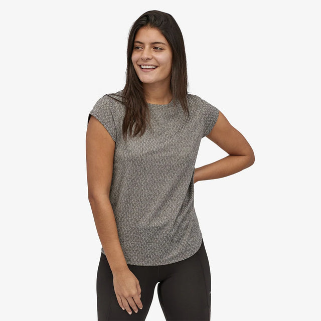 Patagonia Ridge Flow SS Shirt (Women's) - Black - Find Your Feet Australia Hobart Launceston Tasmania