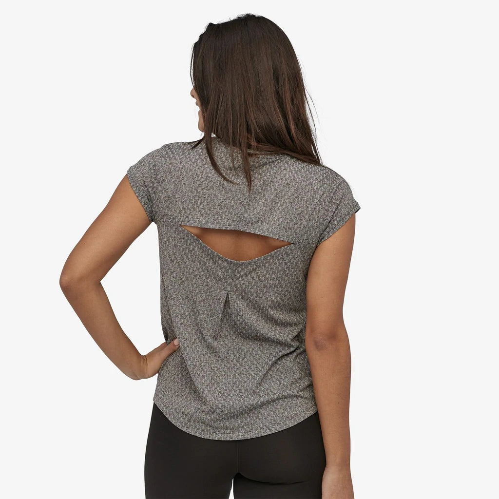 Patagonia Ridge Flow SS Shirt (Women's) - Black - Find Your Feet Australia Hobart Launceston Tasmania