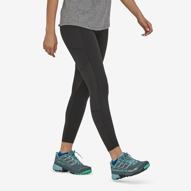 Patagonia Endless Run 7/8 Tights (Women's) - Find Your Feet Australia Hobart Launceston Tasmania - Black