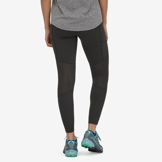 Patagonia Endless Run 7/8 Tights (Women's) - Find Your Feet Australia Hobart Launceston Tasmania - Black