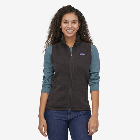 Patagonia Better Sweater Vest (Women's) - Black - Find Your Feet Australia Hobart Launceston Tasmania