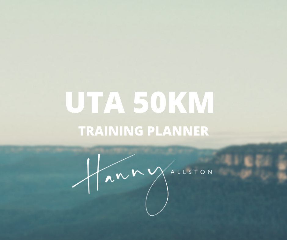 Hanny Allston: Ultra Trail Australia 50km Training Planner - Find Your Feet Australia