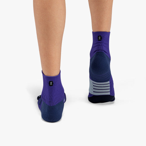On Performance Mid Socks (Women's) - Find Your Feet Australia Hobart Launceston Tasmania - Twilight | Navy