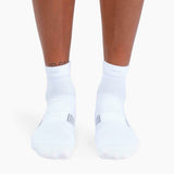 On Ultralight Mid Socks (Women's) - Find Your Feet Australia Hobart Launceston Tasmania - White | Black