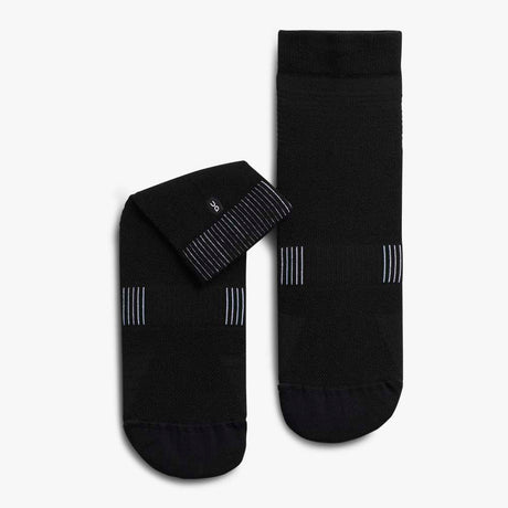 On Ultralight Mid Socks (Women's) - Find Your Feet Australia Hobart Launceston Tasmania - Black | White