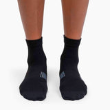 On Ultralight Mid Socks (Women's) - Find Your Feet Australia Hobart Launceston Tasmania - Black | White