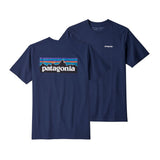 Patagonia P-6 Logo Responsibili-Tee (Men's) - Classic Navy - Find Your Feet Australia Hobart Launceston Tasmania