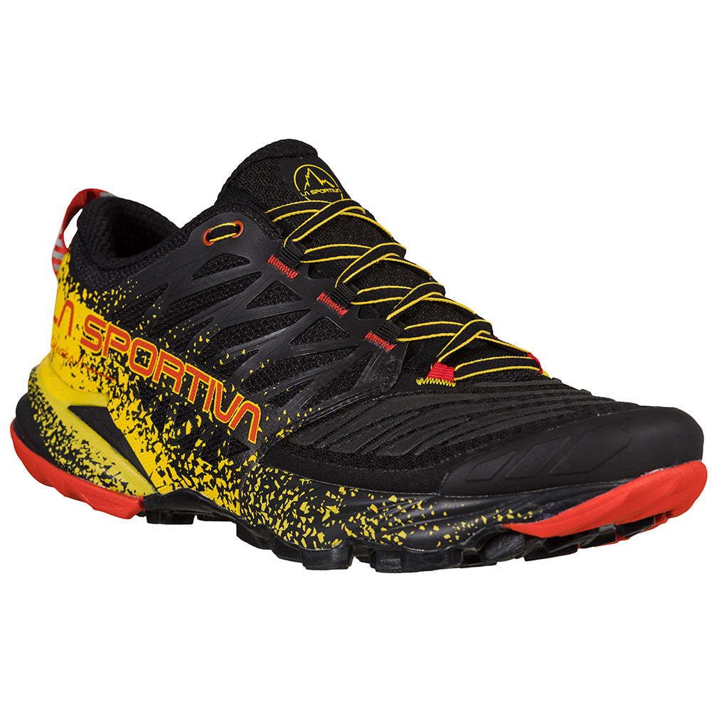 La Sportiva Akasha II Trail Running Shoes (Men's) Black/Yellow - Find Your Feet Australia Hobart Launceston Tasmania