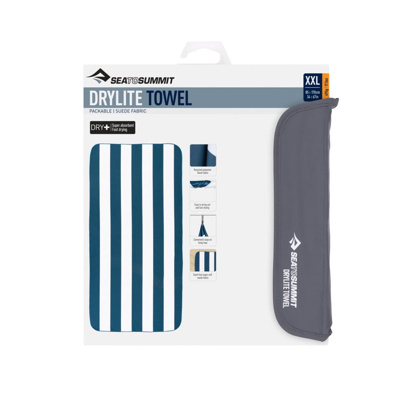 Sea To Summit Drylite Towel - Find Your Feet Australia Hobart Launceston - Beach Blue