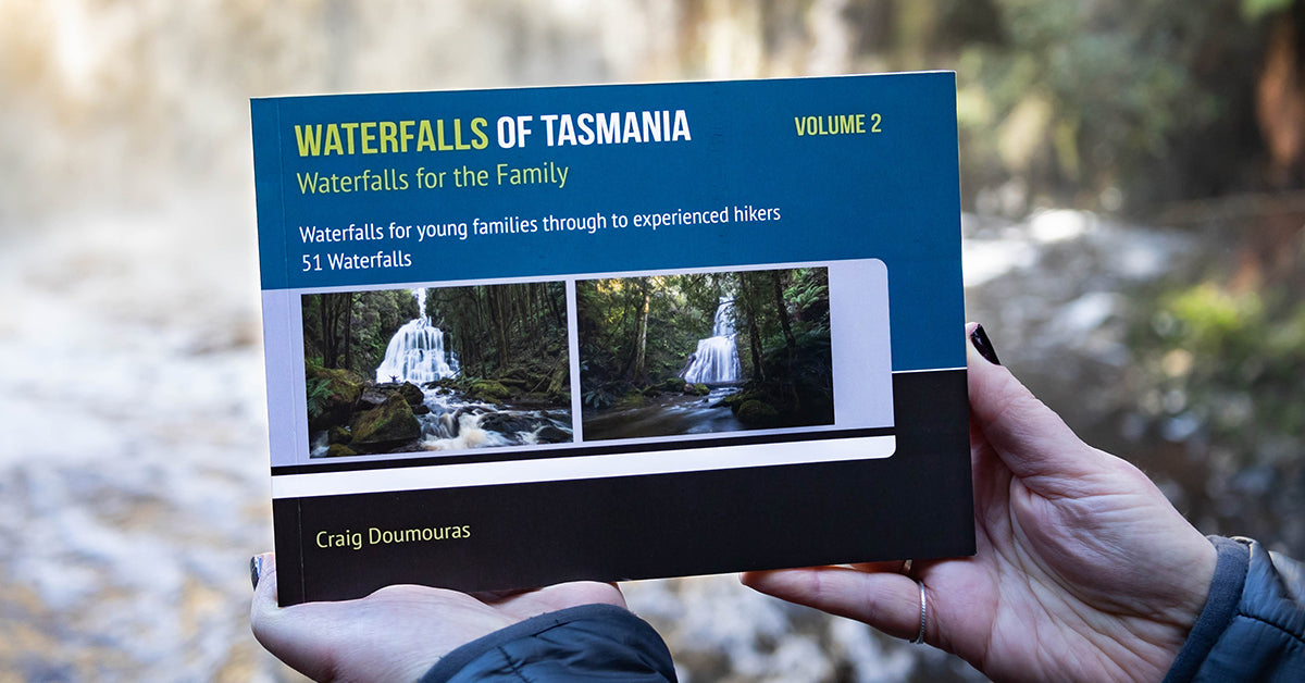 Waterfalls of Tasmania - Waterfalls for the Family (Book) - Find Your Feet Australia Hobart Launceston Tasmania