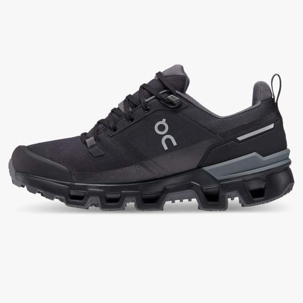 On Cloudwander WP Hiking Shoe (Women's) Black | Eclipse - Find Your Feet Australia Hobart Launceston Tasmania