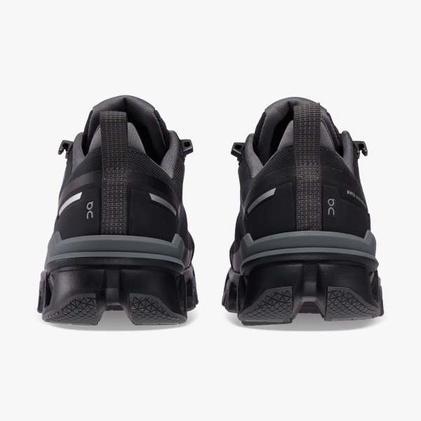 On Cloudwander WP Hiking Shoe (Women's) Black | Eclipse - Find Your Feet Australia Hobart Launceston Tasmania