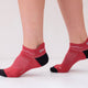 Find Your Feet Trail Running Micro Socks (Unisex) -Black/Red Find Your Feet