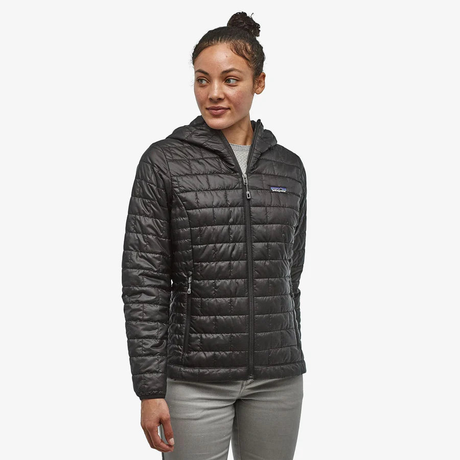 Patagonia Nano Puff Hoody (Women's) - Black - Find Your Feet Australia Hobart Launceston Tasmania