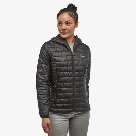 Patagonia Nano Puff Hoody (Women's) - Black - Find Your Feet Australia Hobart Launceston Tasmania